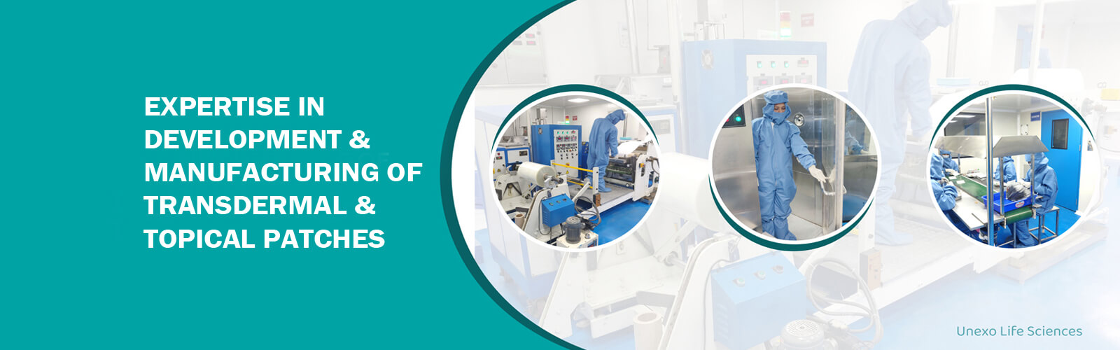 Expertise in development  & Manufacturer
of Transdermal & Topical Patches